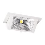 LED Deckenstrahler WallWasher Wally Medium 26W 3000K 3700lm Grau | Warmweiß