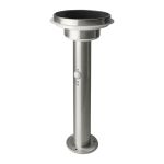 Ledvance LED Sockellampe Endura Stil Doppelt Circle Stahl 6W 400lm - 830 Warmweiß | Solar - Bewegungs- und Lichtsensor 