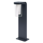 Ledvance Smart+ Wi-Fi LED Sockellampe Cascade Dunkel Grau Außenbeleuchtung 10W 420lm - 830 Warmweiß | 50cm - RGBW - Dimmbar