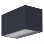 Ledvance Smart+ WiFi Wandleuchte Brick außen 14W 600lm - 830 | RGBW | Dunkelgrau Rostfreier Stahl