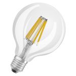 Osram LED Superstar E27 Globe G95 Fadenlampe Klar 11W 1521lm - 927 Extra Warmweiß | Höchste Farbwiedergabe - Ersatz Für 100W