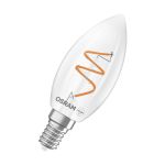 Osram Vintage 1906 LED Classic Slim E14 Kerze Fadenlampe Klar 3.1W 300lm - 927 Extra Warmweiß | Höchste Farbwiedergabe - Dimmbar - Ersatz Für 25W