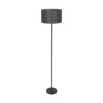 Ledvance Decor Felt Weaving Cans Stehlampe Dunkel Grau | Geeignet für 5X E14