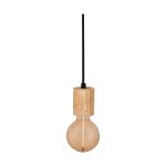 Ledvance Vintage 1906 Pendulum Zylinder Holz Braun | Geeignet für E27