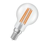 Ledvance Classic LED E14 Kugel Fadenlampe Klar 2.2W 470lm - 827 Extra Warmweiß | Ersatz Für 40W