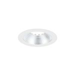 Sylvania LED Downlight Insaver Slim 150 Aluminium Weiß 9.5W 1150lm 70D - 830 Warmweiß | Ausschnitt 150mm - IP44 - Dimmbar