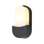 D'Lite Atos Wandleuchte ABS Schwarz | IP54 - Geeignet für 1x E27 