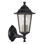 D'Lite Wandleuchte Helora Schwarz | IP44 - Geeignet für 1x E27