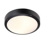 Nordlux Desi 28 Deckenleuchte Aluminium Schwarz | 275mm - IP44 - Geeignet für 2x E27