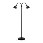 Nordlux Ray Stehlampe Metall Schwarz | Geeignet für 2x E14