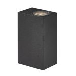 Nordlux Asbol Kubi Wandleuchte Aluminium Schwarz 13W 350lm - 830 Warmweiß