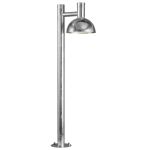Nordlux Arki LED Sockellampe Metall Brushed Aluminium | Geeignet für 1x E27 
