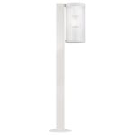 Nordlux Coupar LED Sockellampe Aluminium Weiß | Geeignet für 1x E27