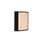 Nordlux Oliver Wandleuchte Quadrat Schwarz 9W 600lm - 827 Extra Warmweiß
