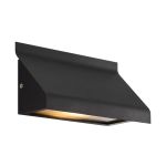 Nordlux Tadas Wandleuchte Aluminium und Glas Schwarz | IP54 - Geeignet für E14