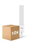 Mehrfachpackung 10x Noxion Lucent PL-S LED 4.3W 600lm - 840 Kaltweiß | Ersatz Für 9W