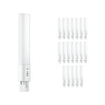 Mehrfachpackung 20x Philips Corepro PL-S LED 5W 520lm - 830 Warmweiß | Ersatz für 9W