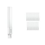Mehrfachpackung 20x Philips Corepro PL-S LED 5W 550lm - 840 Kaltweiß | Ersatz für 9W