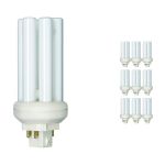 Mehrfachpackung 10x Philips MASTER PL-T 18W - 830 Warmweiß | 4 Pin