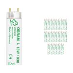 Mehrfachpackung 25x Osram T8 Lumilux 18W - 830 Warmweiß | 60cm