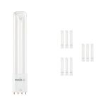 Mehrfachpackung 10x Ledvance Dulux-L LED 8W - 830 Warmweiß | Ersatz Für 18W