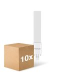 Mehrfachpackung 10x Noxion Lucent PL-S LED 4.3W - 827 Extra Warmweiß | Ersatz Für 9W