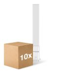 Mehrfachpackung 10x Noxion Lucent PL-S LED 6W - 840 Kaltweiß | Ersatz Für 11W
