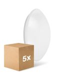 Mehrfachpackung 5x Ledvance Surface Rund 350 Weiß 18W 1440lm - 840 Kaltweiß | IP44 - Ersatz Für 2x18W