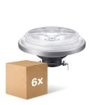 Mehrfachpackung 6x Philips MASTER LED-Spot G53 AR111 10.8W 620lm 9D - 930 Warmweiß | Höchste Farbwiedergabe - Dimmbar - Ersatz Für 50W