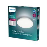 Philips LED Deckenleuchte Wincel Weiß 24W 2500lm - 865 Tageslichtweiß | Dimmbar - Fernsteuerung