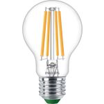 Philips MASTER LED Glühbirne Ultra Efficient E27 Birne Klar 4W 840lm - 830 Warmweiß | Ersatz für 60W