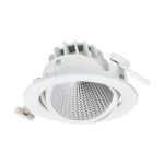 Philips Led-Spot Greenspace Accent Cardanic Aluminium Weiß 30.5W 2700lm 24D - 822 Extra Warmweiß | 163mm - IP20 - Interact Dimmbar