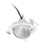 Philips Led-Spot Greenspace Accent Elbow Aluminium Weiß 30.5W 2700lm 36D - 822 Extra Warmweiß | 163mm - IP20 - Interact Dimmbar