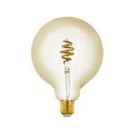 Eglo Connect.Z Smart LED Globe E27 Fadenlampe Messing 4.9W 360lm - 827-865 Abstimmbares Weiß | Dimmbar - Ersatz Für 25W
