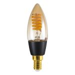 Eglo Connect.Z Smart LED Kerze E14 Fadenlampe Messing 4.9W 320lm - 827-865 Abstimmbares Weiß | Dimmbar - Ersatz Für 25W