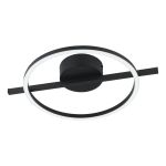 Eglo Deckenleuchte Amandolo Stahl Schwarz 17W 1900lm - 827-865 Abstimmbares Weiß + RGB | Dimmbar