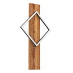 Eglo Wandleuchte Boyal Holz Schwarz, Rostig 13W 1750lm - 830 Warmweiß