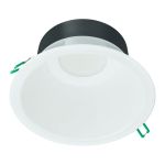 Philips LED Downlight Coreline DN142B Aluminium Weiß 11W 1200lm 60D - 830 Warmweiß | Ausschnitt 155mm - IP20 - Dimmbar - Weiß Reflektor - Emergency