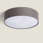 LED-Deckenleuchte Rund  Grau | 500mm - Geeignet für 3x E27 – Max 40W
