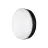 Ledvance Surface Bulkhead 250 10W 840 800lm Schwarz IP65 | Notbeleuchtung 3H inkl. Sensor - Kaltweiß