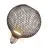 Osram Decor Eben Lamp In Metall Gehäuse LED E27 Globe Matt Schwarz 3.5W 300lm - 827 Extra Warmweiß | Ersatz Für 25W