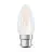 Ledvance Classic Performance LED Glühbirne B22d Kerze Fadenlampe Matt 4W 470lm - 827 Extra Warmweiß | Ersatz für 40W