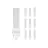 Mehrfachpackung 10x Noxion Lucent PL-S LED 3.5W 403lm - 840 Kaltweiß | Ersatz für 5W