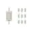 Mehrfachpackung 10x Ledvance Performance LED R7s doppelt Ended 78mm Klar 9.5W 1055lm - 827 Extra Warmweiß | Dimmbar - Ersatz für 75W