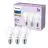 Mehrfachpackung 3x Philips Glühbirne LED E27 Birne Matt 5W 470lm - 827 Extra Warmweiß