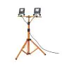Ledvance LED-Scheinwerfer Baustrahler Tripod Dunkel Grau 2X20W 3400lm 120D - 840 Kaltweiß | IP65 - Symmetrisch