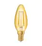 Osram Vintage 1906 LED E14 Kerze Fadenlampe Gold 1.5W 120lm - 824 Extra Warmweiß | Ersatz für 15W