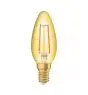 Osram Vintage 1906 LED E14 Gedreht Kerze Fadenlampe Gold 2.5W 220lm - 824 Extra Warmweiß | Ersatz für 25W