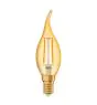 Osram Vintage 1906 LED E14 Gebogene Spitze Kerze Fadenlampe Gold 1.5W 120lm - 824 Extra Warmweiß | Ersatz für 15W