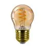 Philips MASTER Value LED Lustre E27 Kugel Gold 2.6W 136lm - 818 Extra Warmweiß | Ersatz Für 15W